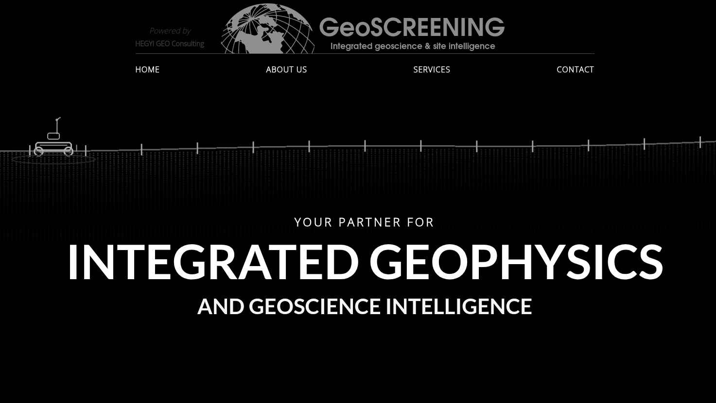 Geoscreening website visual