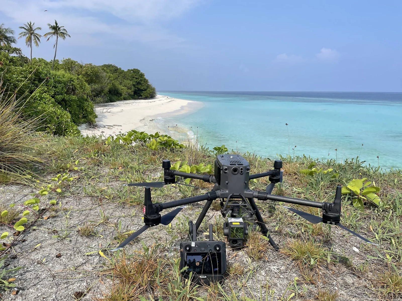 Drone survey setting in the Maritime Asia Heritage Survey project